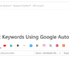 Keyword tool free