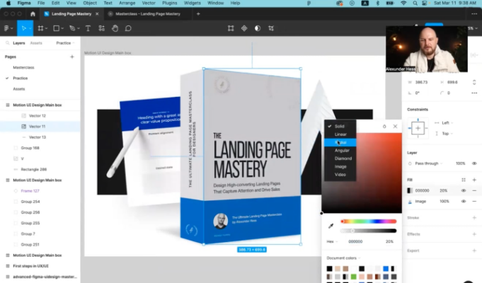 landing page mastery course
