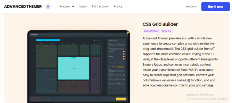 Advanced Themer CSS Grid Builder