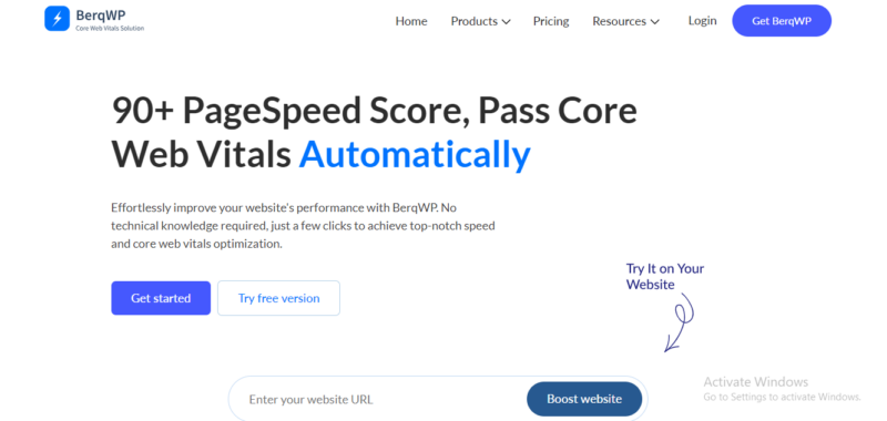 BerqWP Core Web Vitals Solution