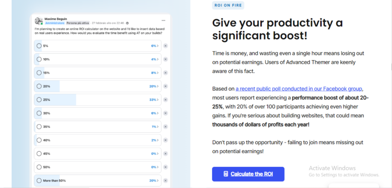 Calculate the ROI With Advanced Builder