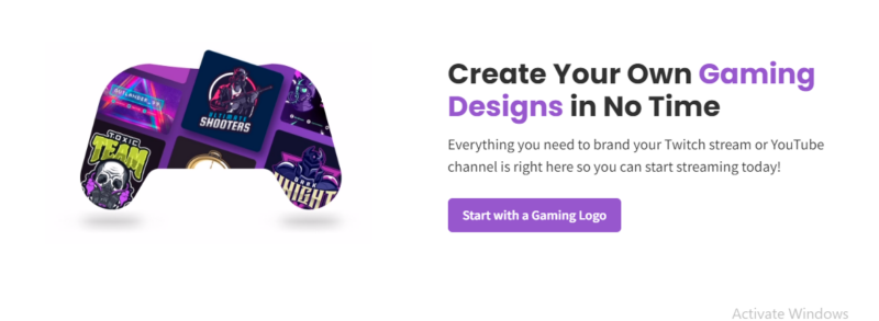 Create-Your-own-Gaming Design in no Time
