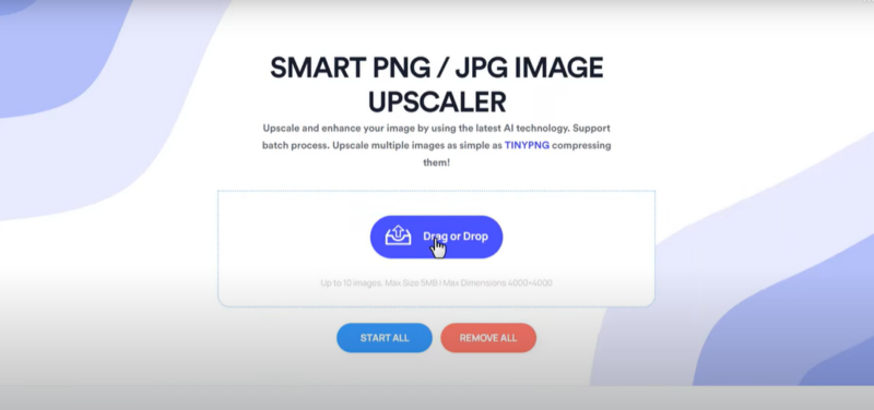 Img.Upscaler Drag and drop