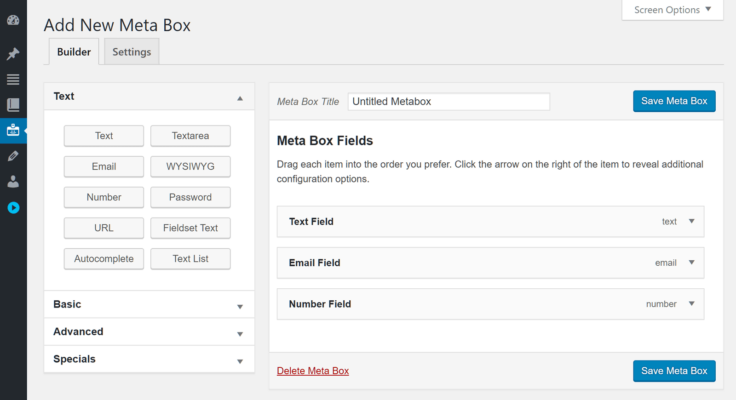 Meta Box in WordPress