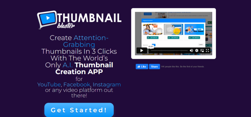 Thumbnail Blaster Homepage