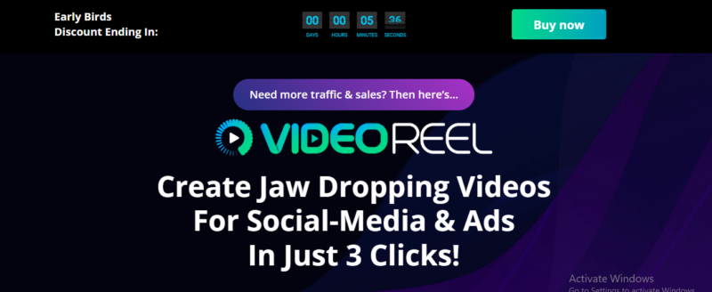 VideoReel Homepage