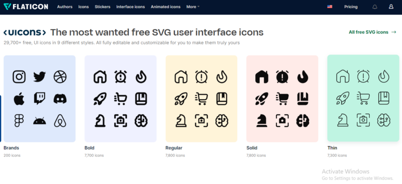 flaticon icons