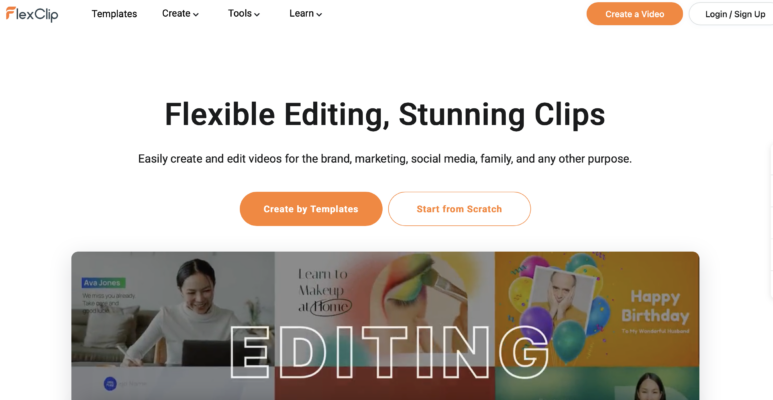 flexclip editing stunning clips
