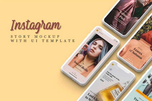 instagram stories mockup