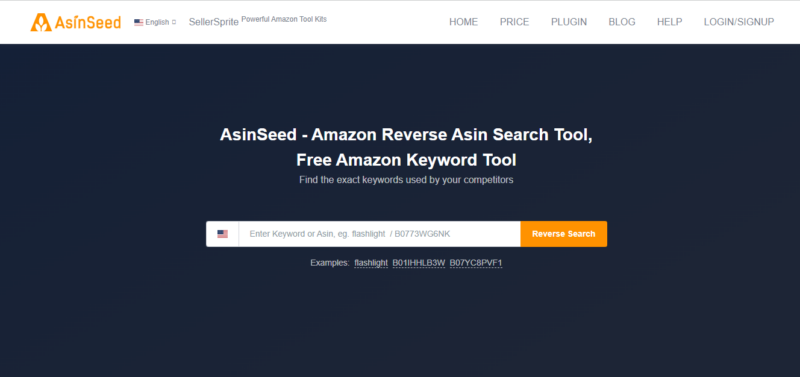 AsinSeed Homepage