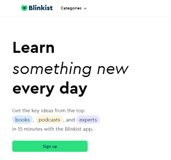 Blinkist Pro