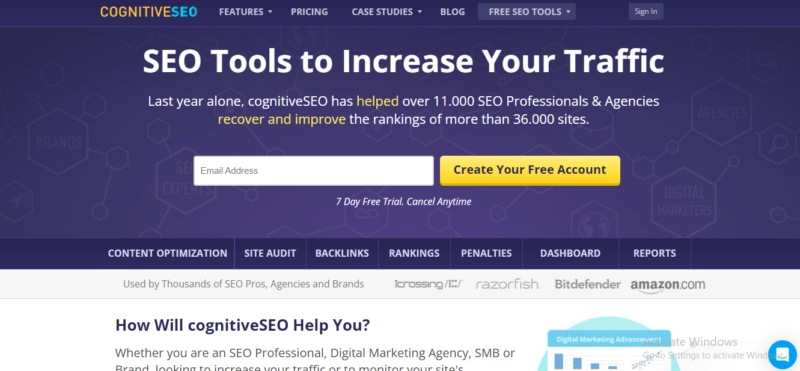 CognitiveSEO free