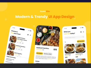 GustoBite Resturant Mobile App Pro