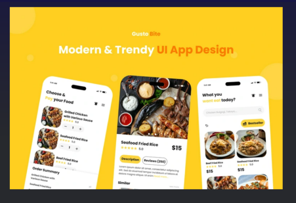 GustoBite Resturant Mobile App Pro