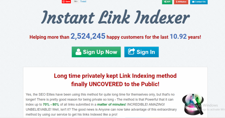 Instant Link Indexer free