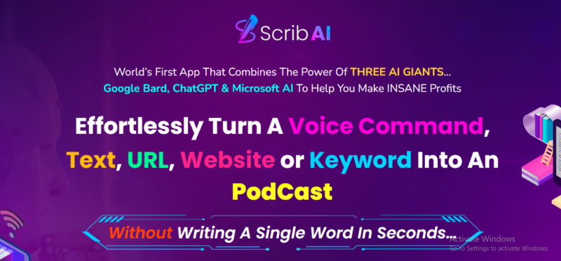 Scribe AI Homepage