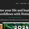 The Notion Mastery Homepage