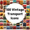 100 Vintage Transport Icons free