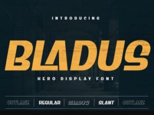 Bladus Hero Font free