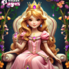 Cute Princess Coloring Pages for KDP free