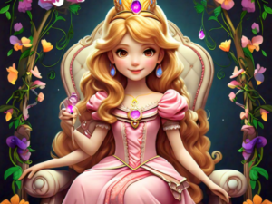 Cute Princess Coloring Pages for KDP free