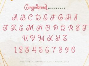 gingerbread font free